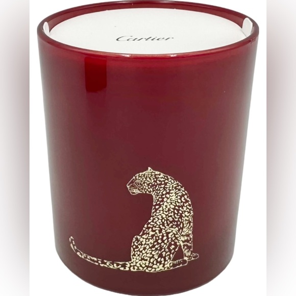 New in Box Cartier Bougie Parfumée Panther Scented Candle 6.5oz. - Picture 3 of 12
